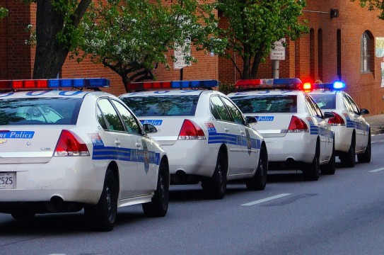 Baltimore police cars
